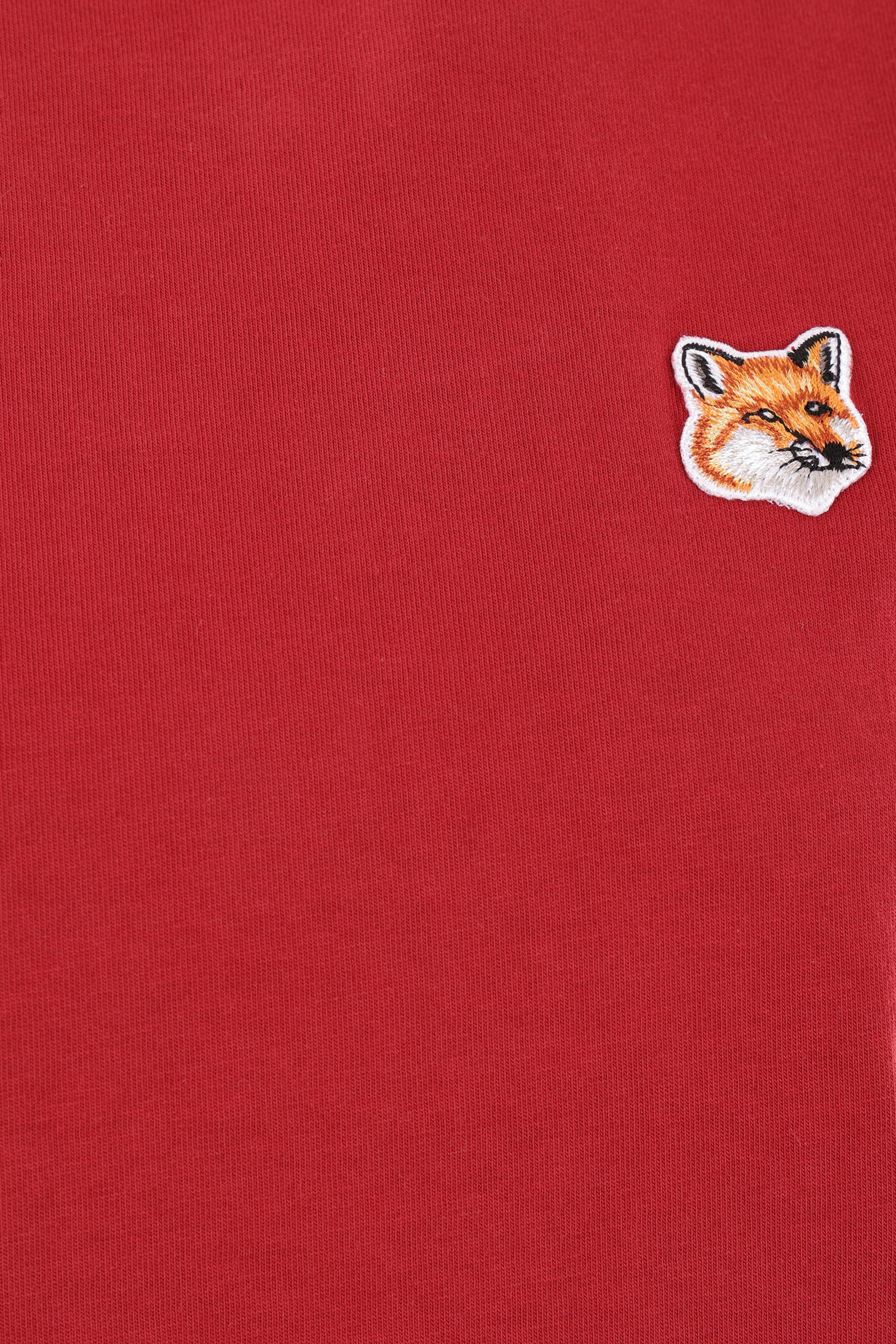 COTTON T-SHIRT WITH FOX HEAD LOGO PATCH - 3