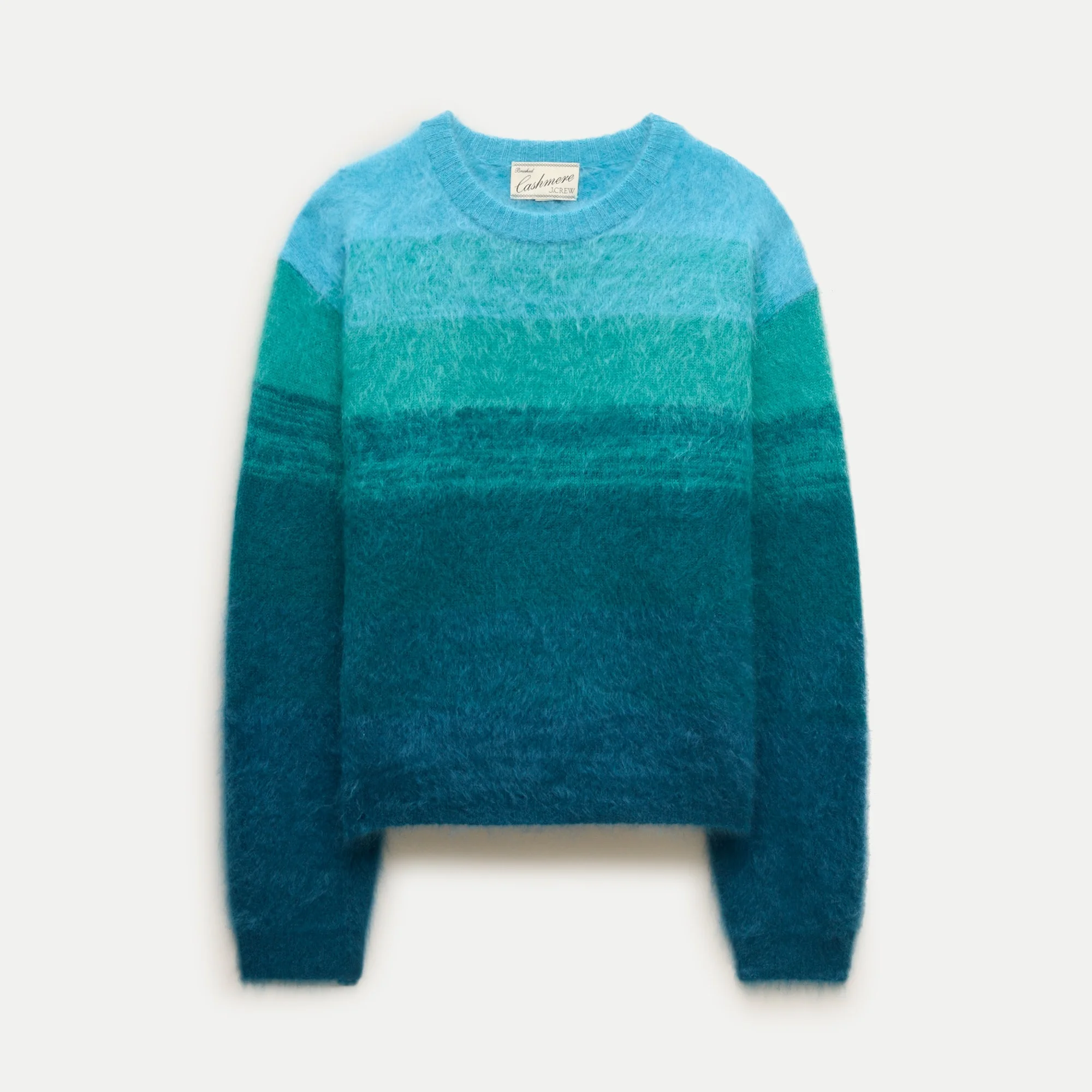 Perfect cashmere crewneck in ombré - 1