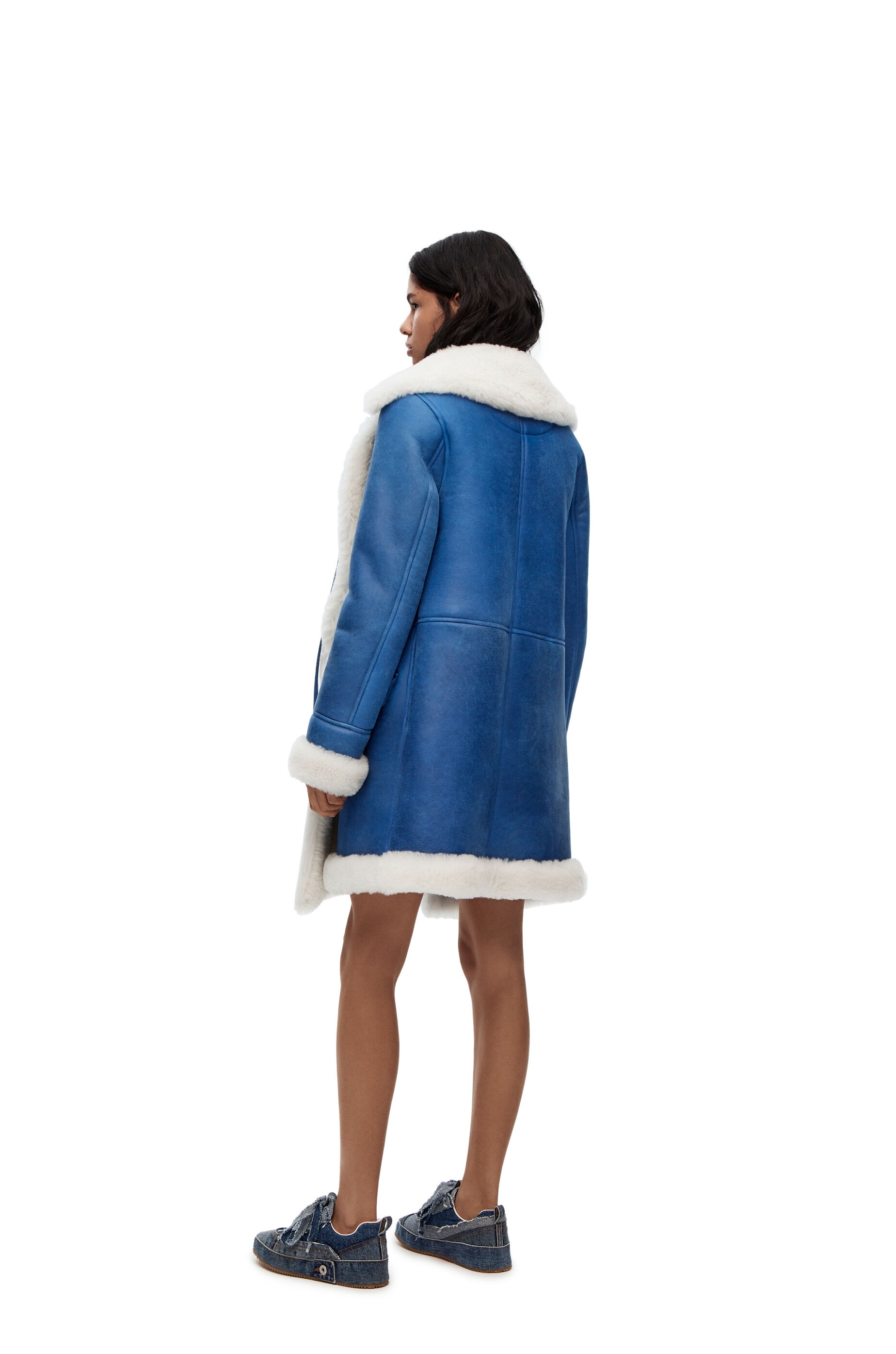 Coat in shearling - 4