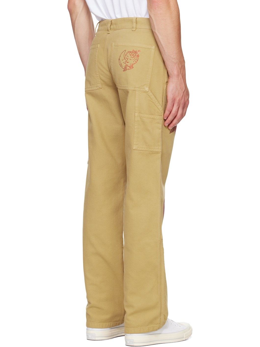 Tan 'SH4U' Double Knee Trousers - 3