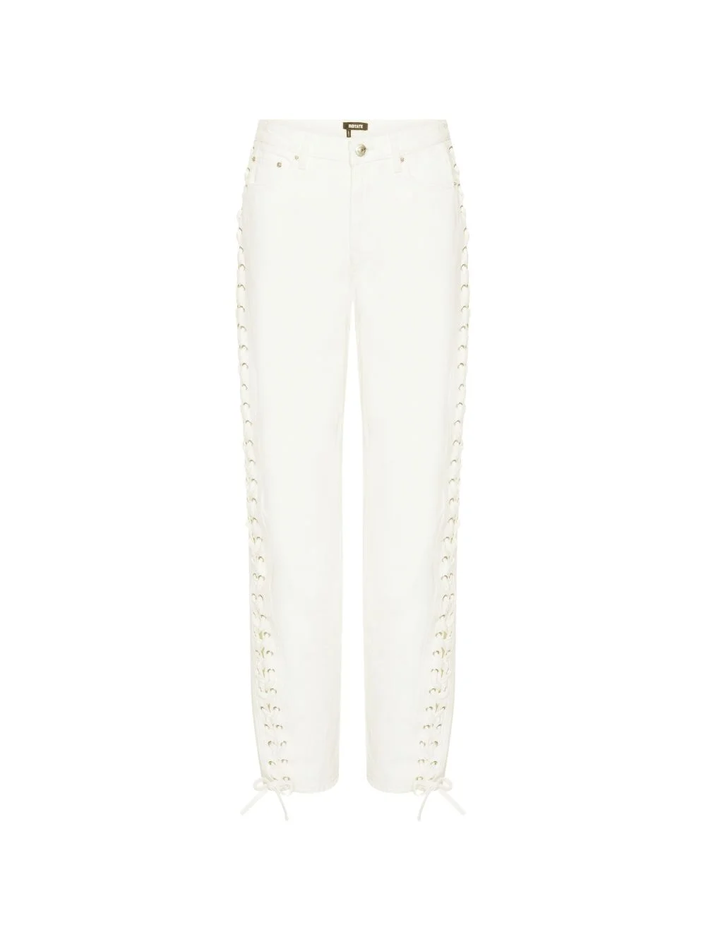 laced jeans - 1