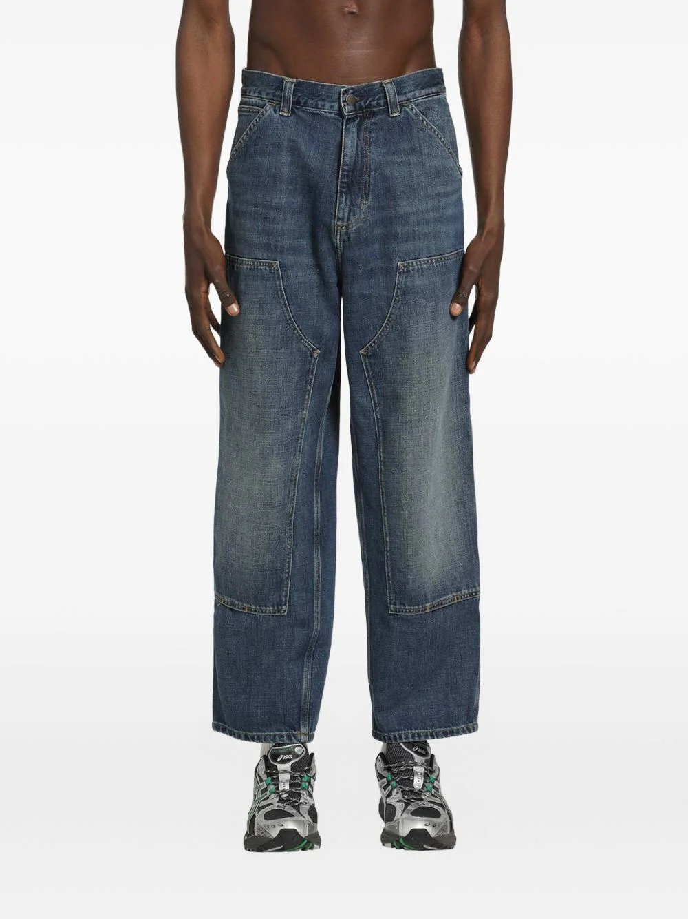double-knee jeans - 1