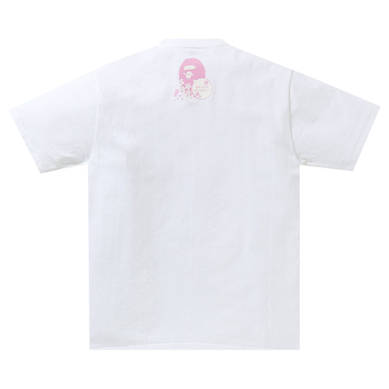 A BATHING APE® BAPE Sakura Tee 'White' outlook