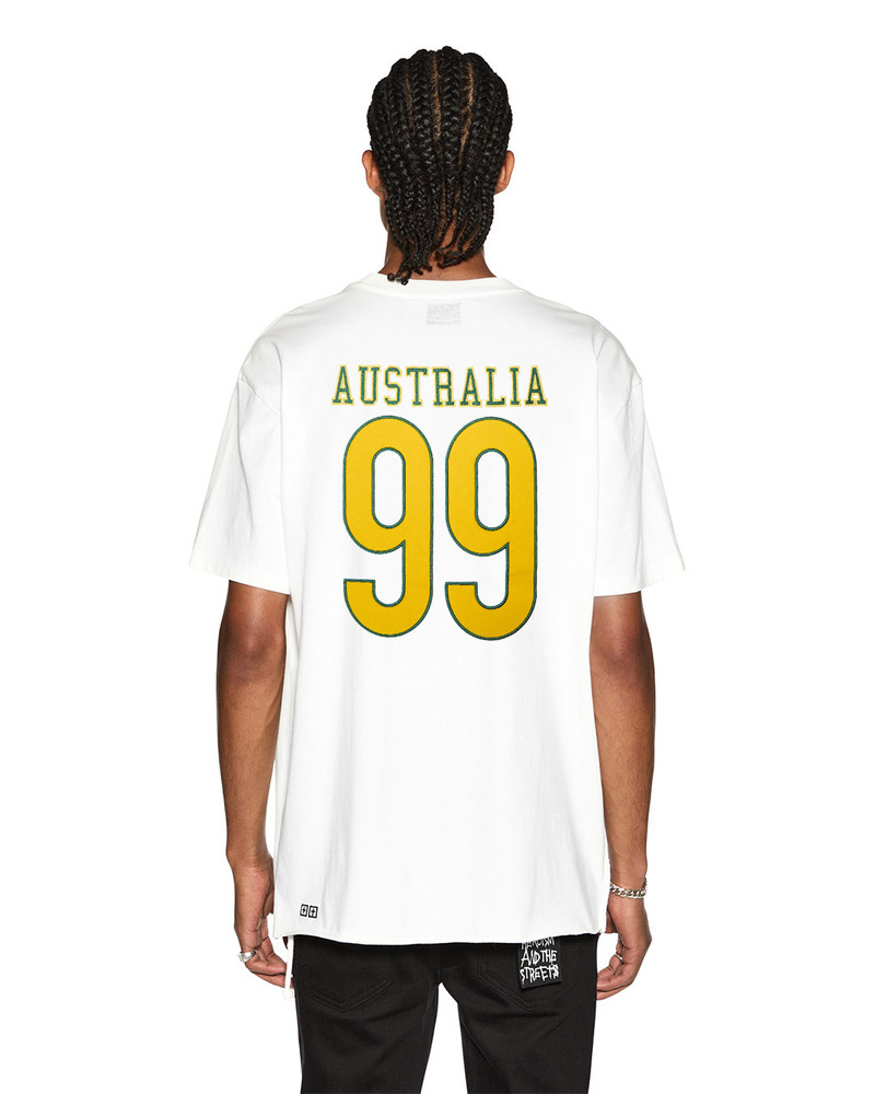 AUS EKCESS SS TEE TRU WHITE 1