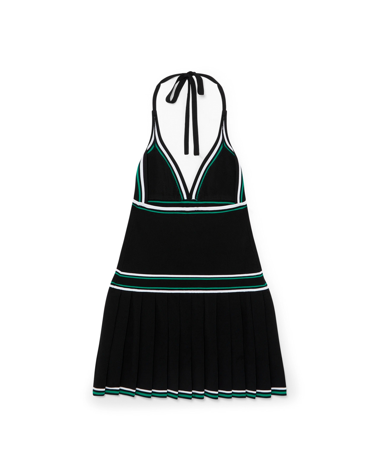 Pleated Knit Day Dress - 6
