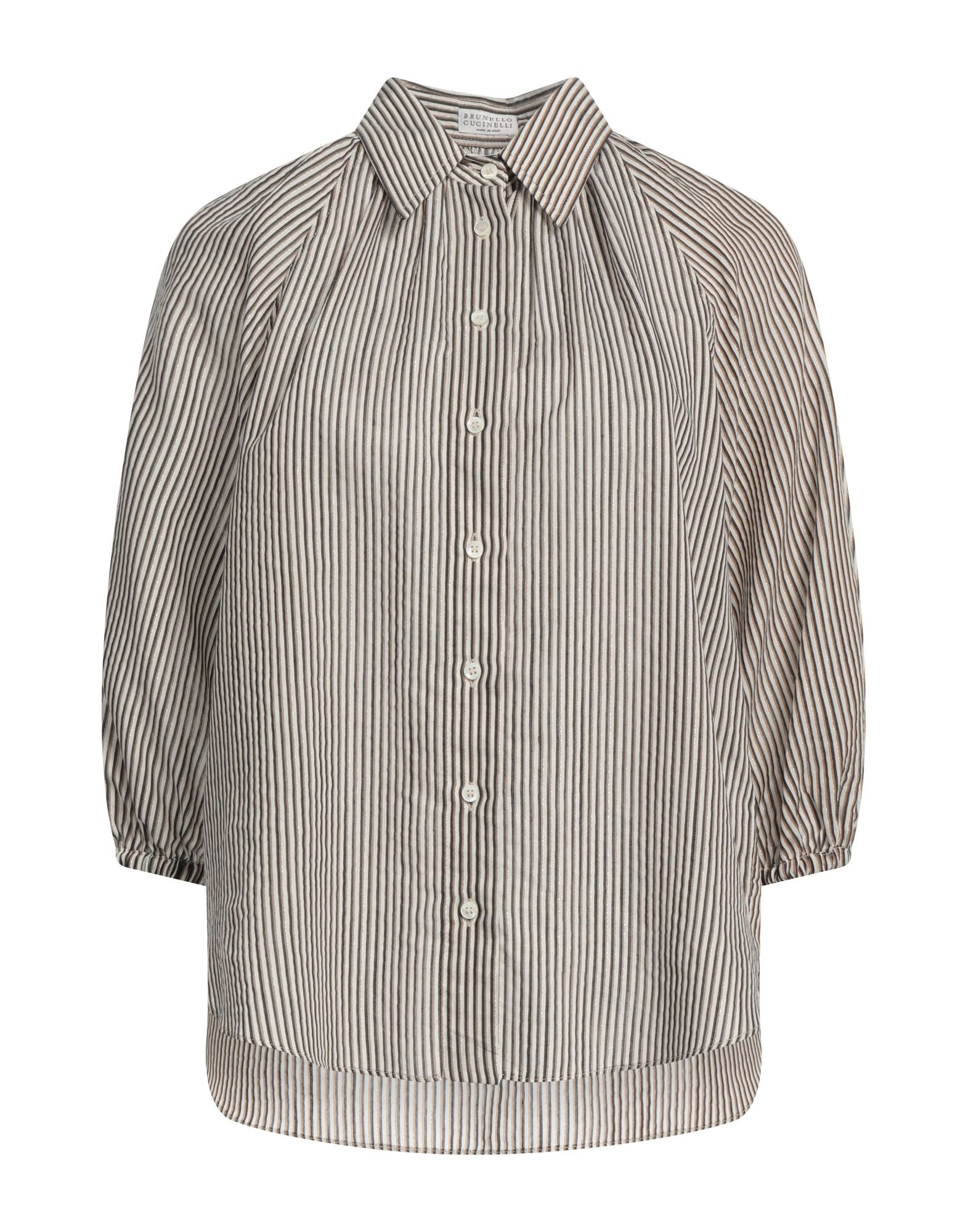 Steel grey Women's Striped Shirt - 1