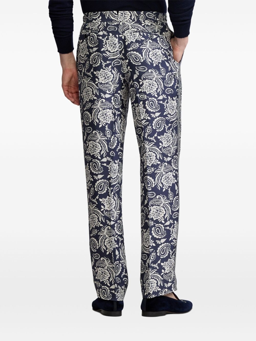 paisley-print trousers - 5