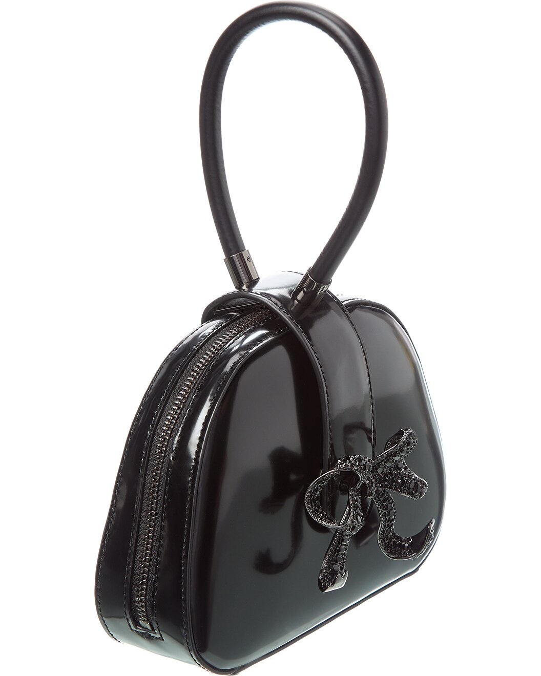 Self-Portrait Leather Top Handle Mini Bag - 3