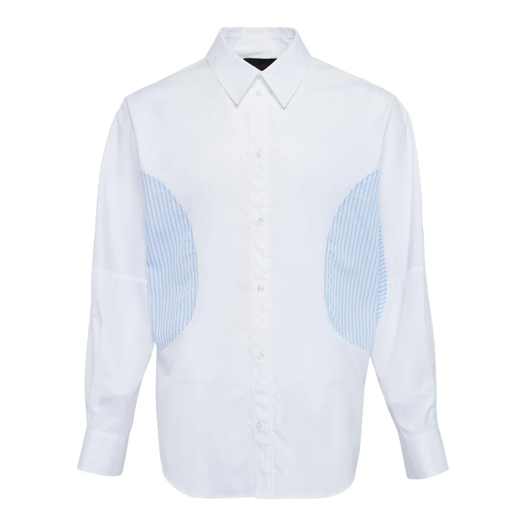 Relaxed Patchwork Egg Shirt - 1