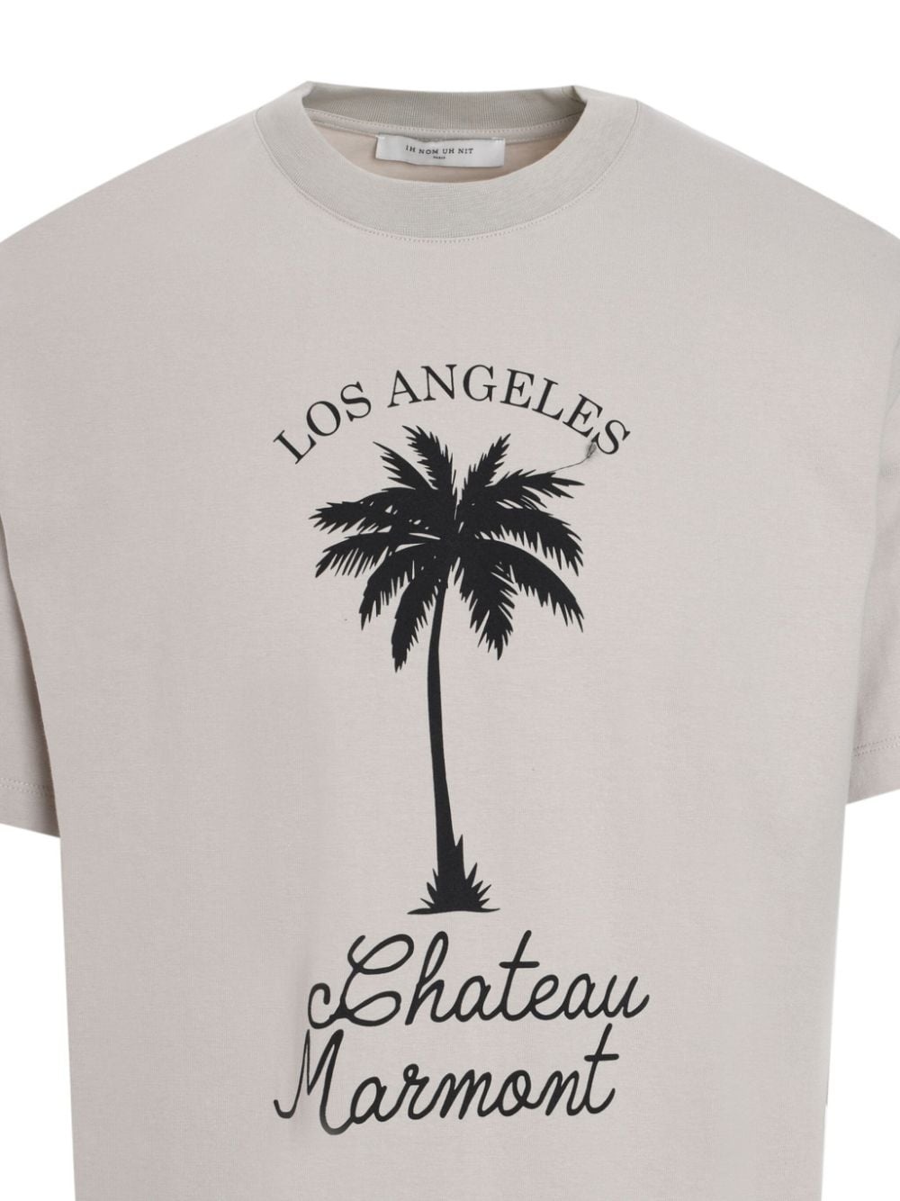 palm-print cotton T-shirt - 3