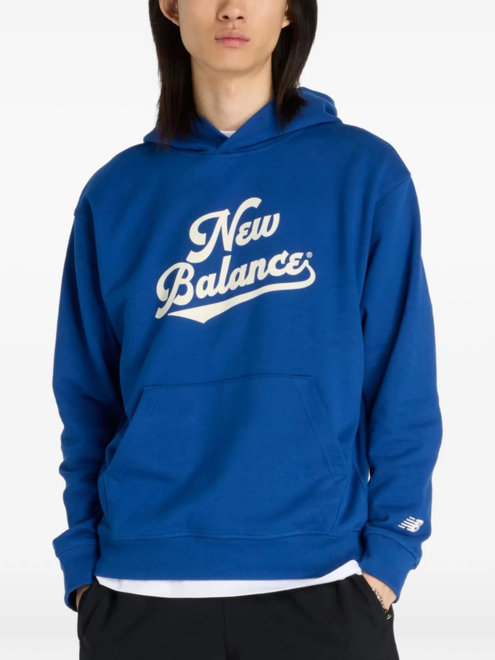 logo-print hoodie - 1