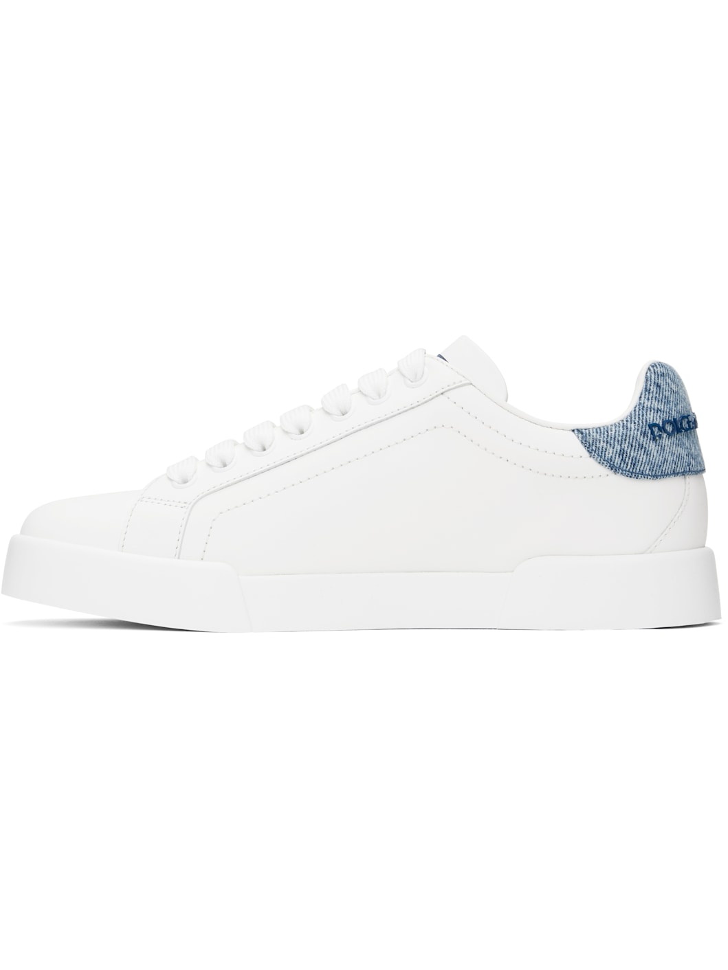 White Calfskin Portofino Light Sneakers - 3