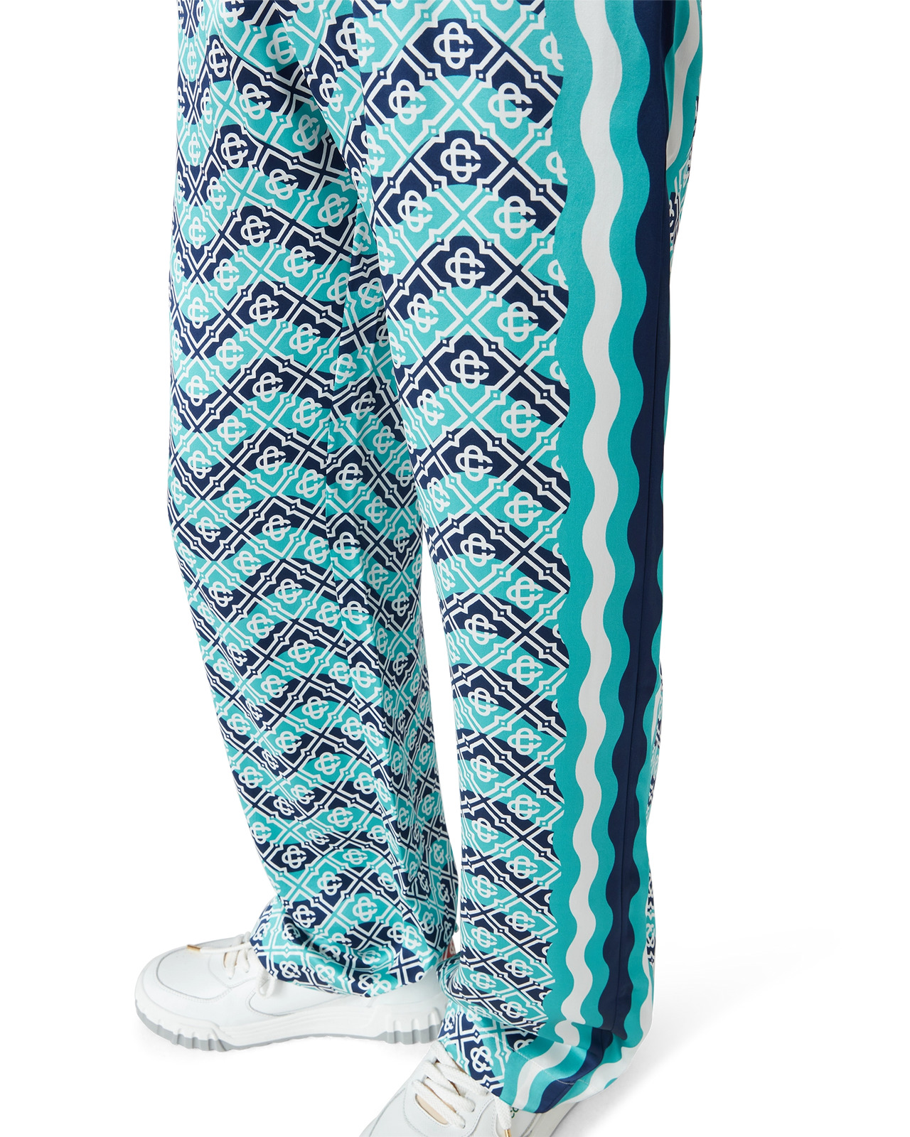 Monogram Wave Silk Trousers | Casablanca Paris - 5