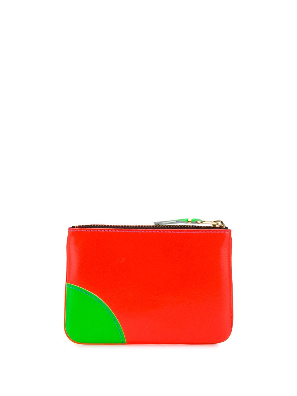 colour-block leather wallet - 2