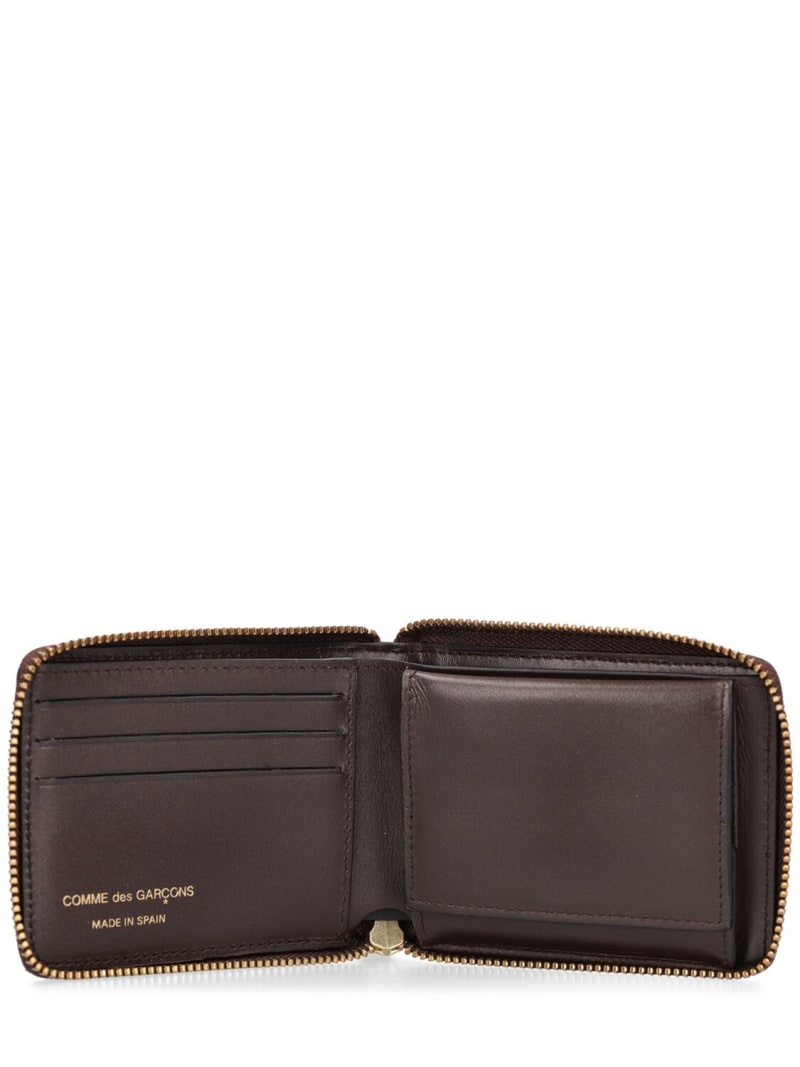 Leather zip wallet - 2