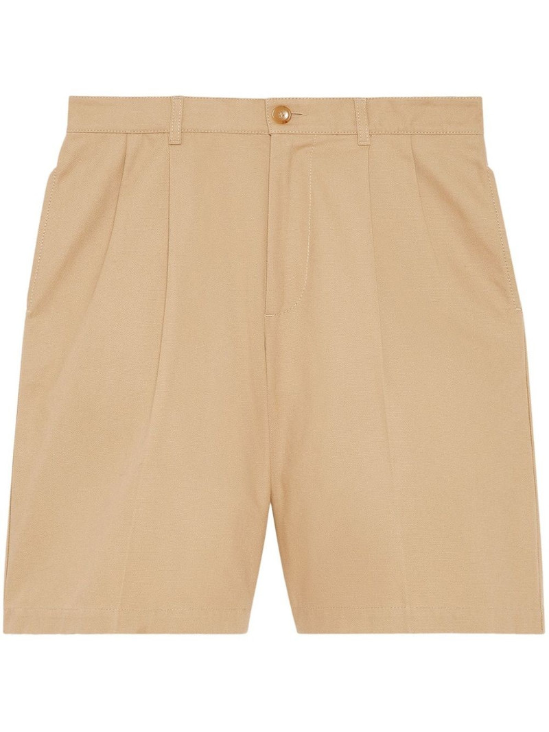 logo-embroidered bermuda shorts 1