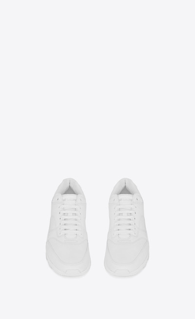 SAINT LAURENT bump sneakers in smooth leather outlook