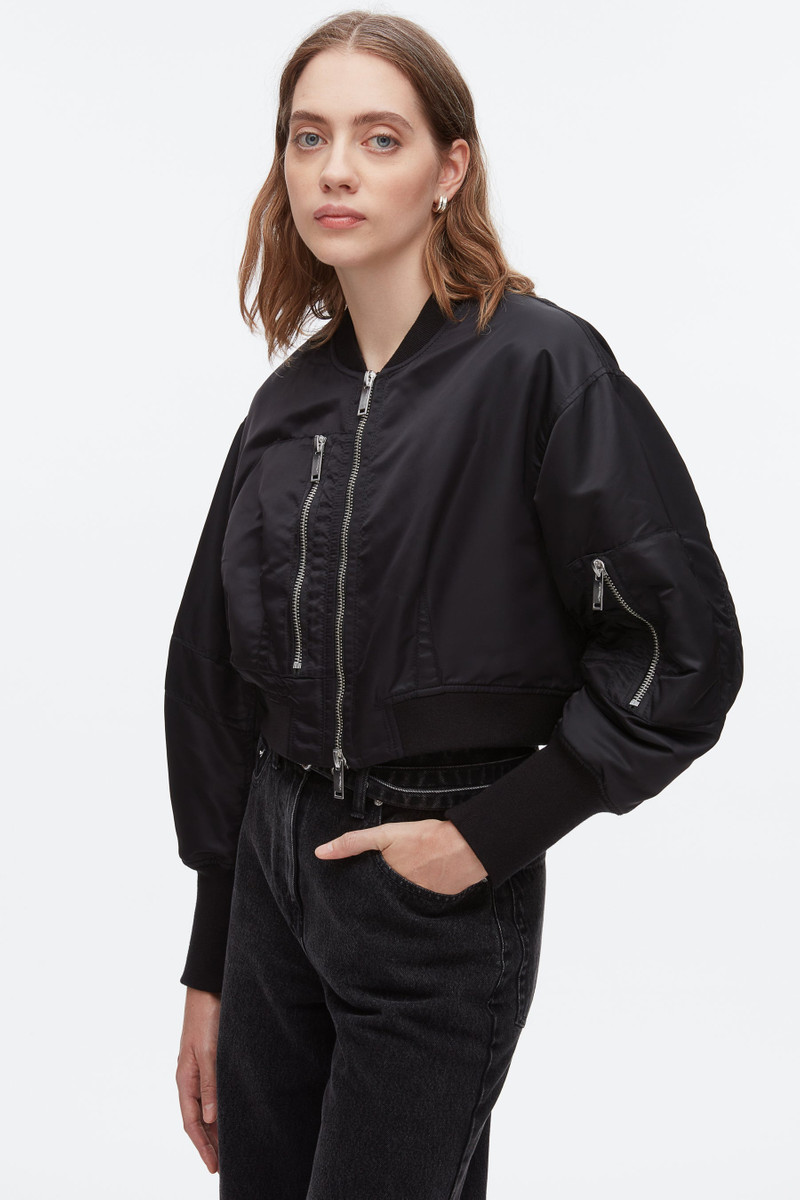 Cropped Flight Bomber 6