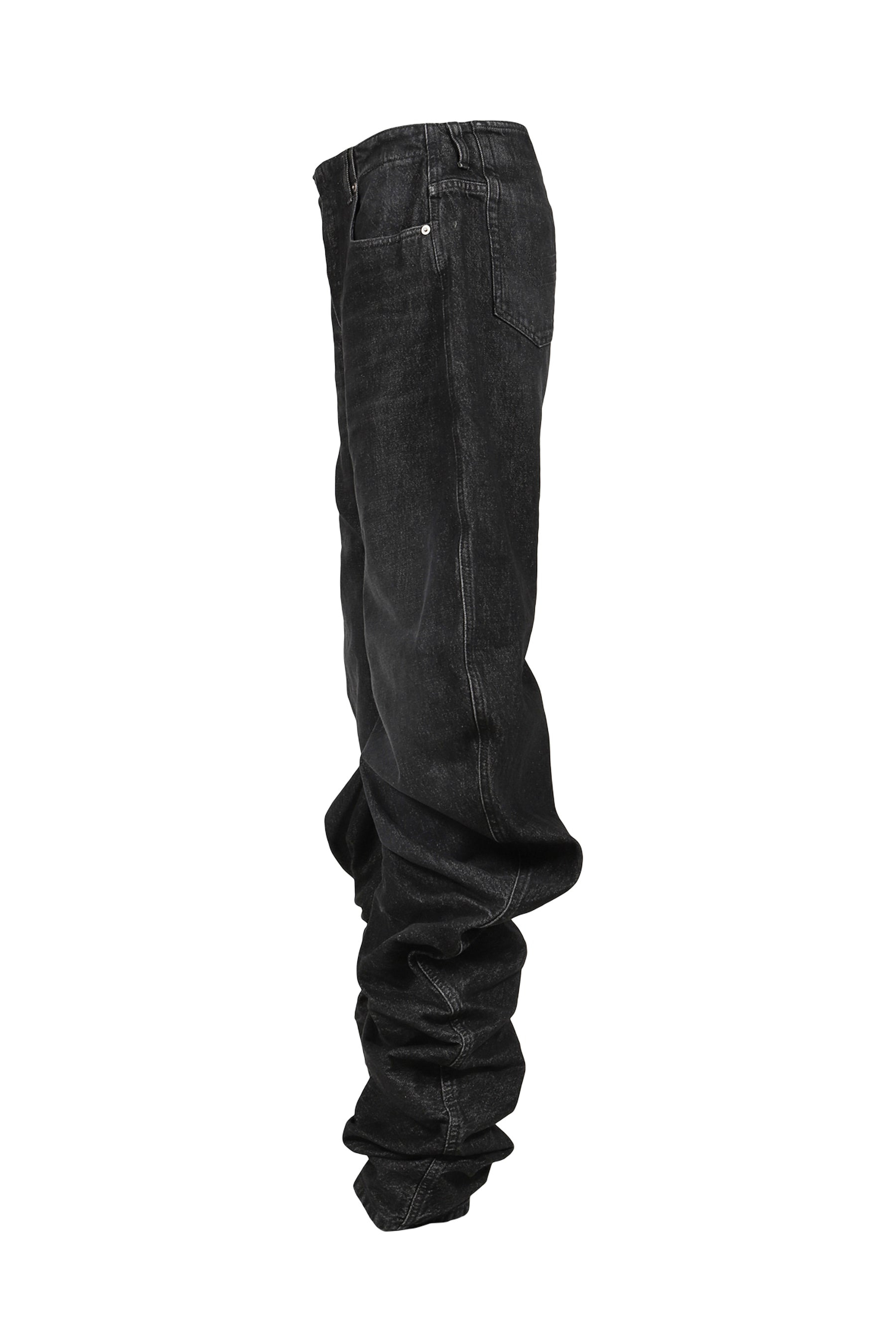 JEAN WITH OVERSIZED FIT / BLK - 3