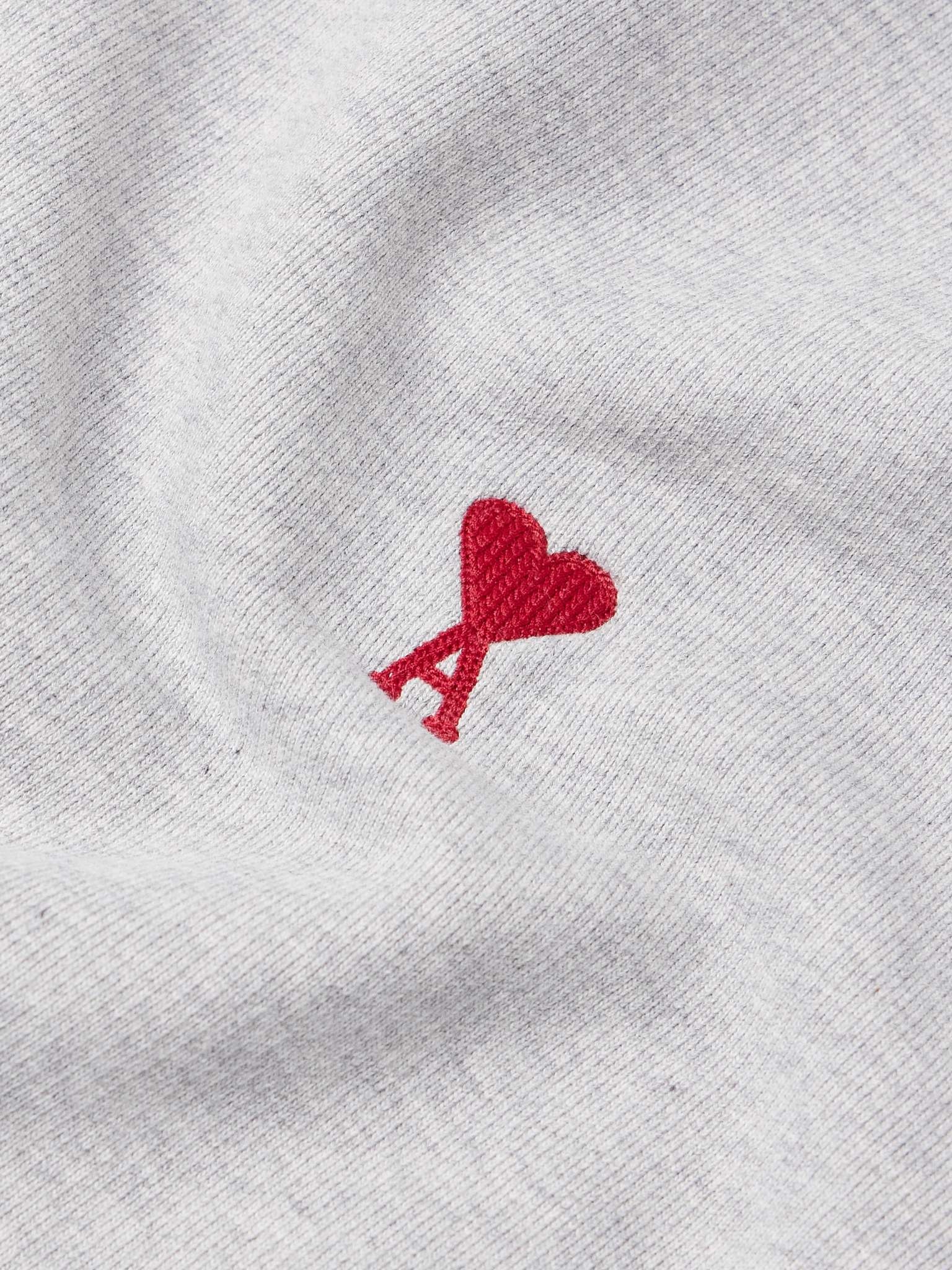 Logo-Embroidered Cotton-Blend Jersey Hoodie - 4