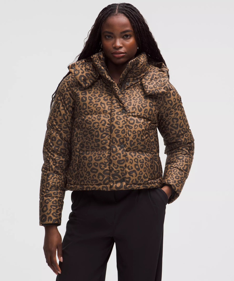Wunder Puff 600-Down-Fill Cropped Jacket *Print 1