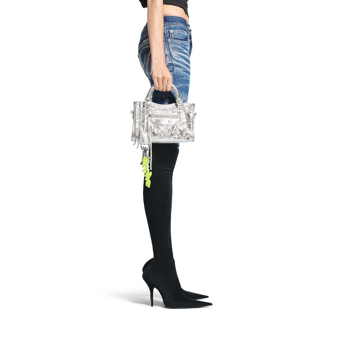 Women's Le City Mini Bag  in Silver - 7