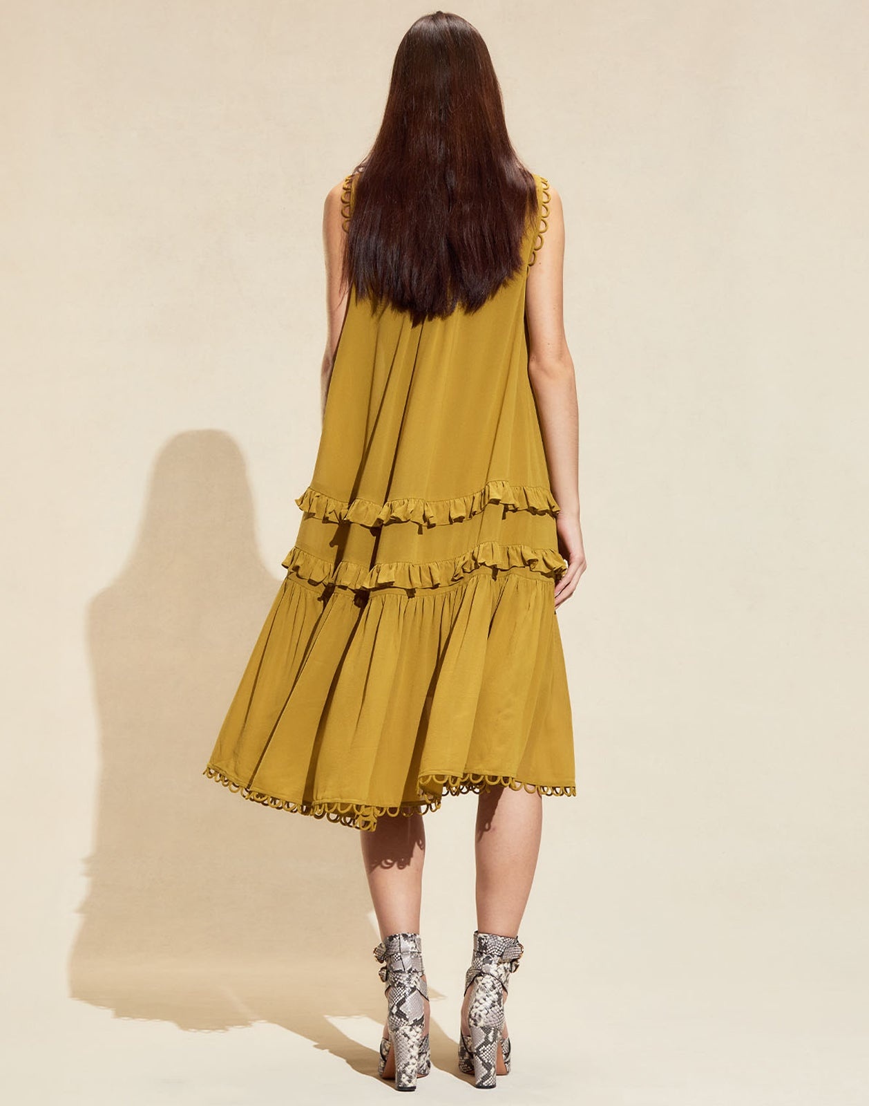 Annabelle Sleeveless Midi Dress - 5