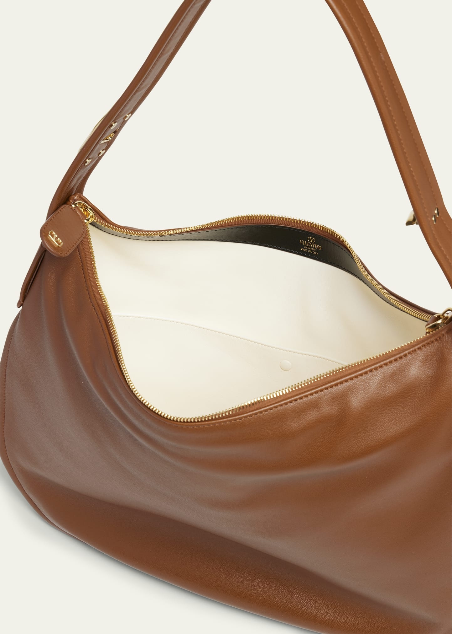 Valentino Go Large Leather Hobo Bag | bergdorfgoodman