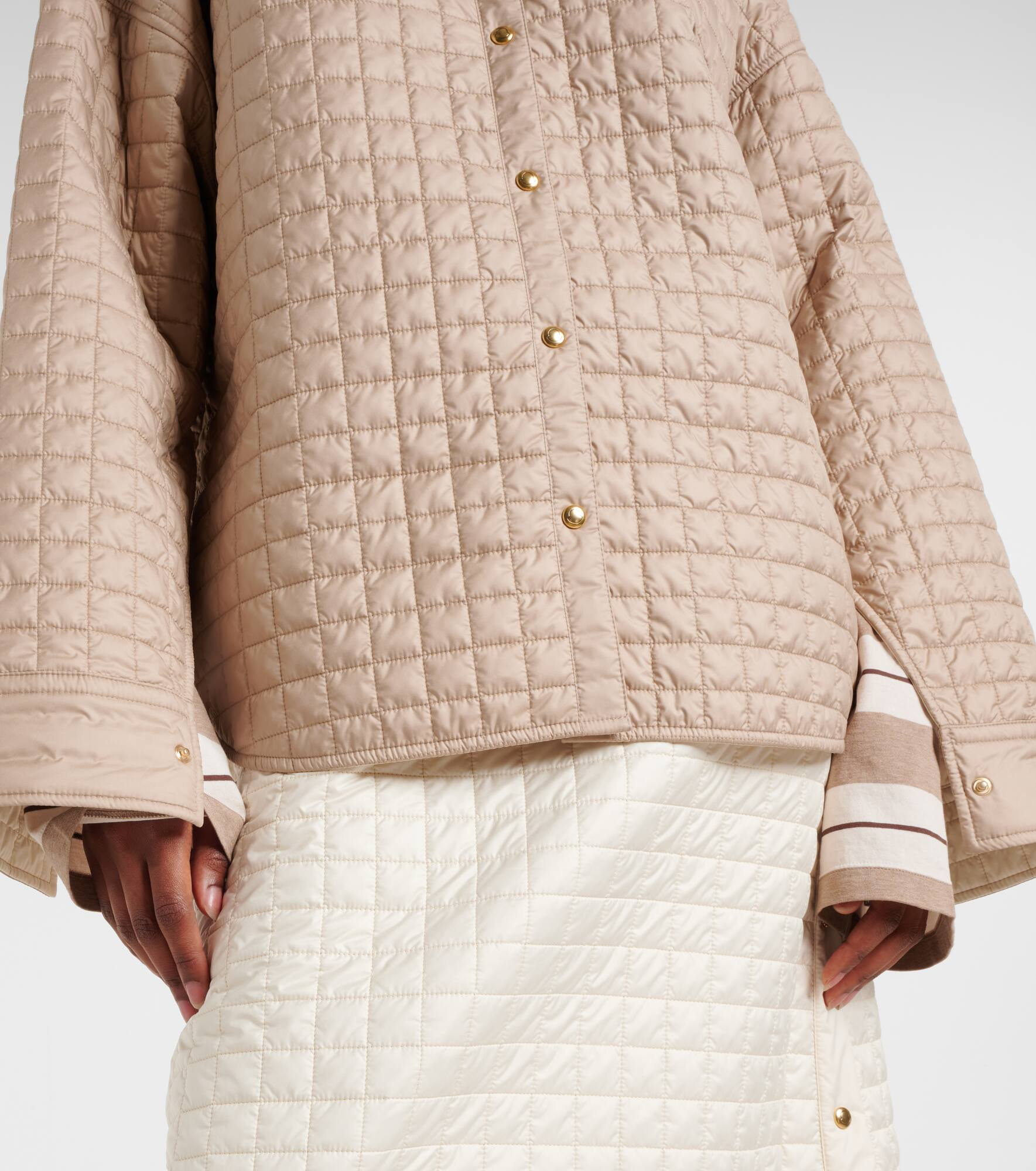 Reversible quilted overshirt - 6