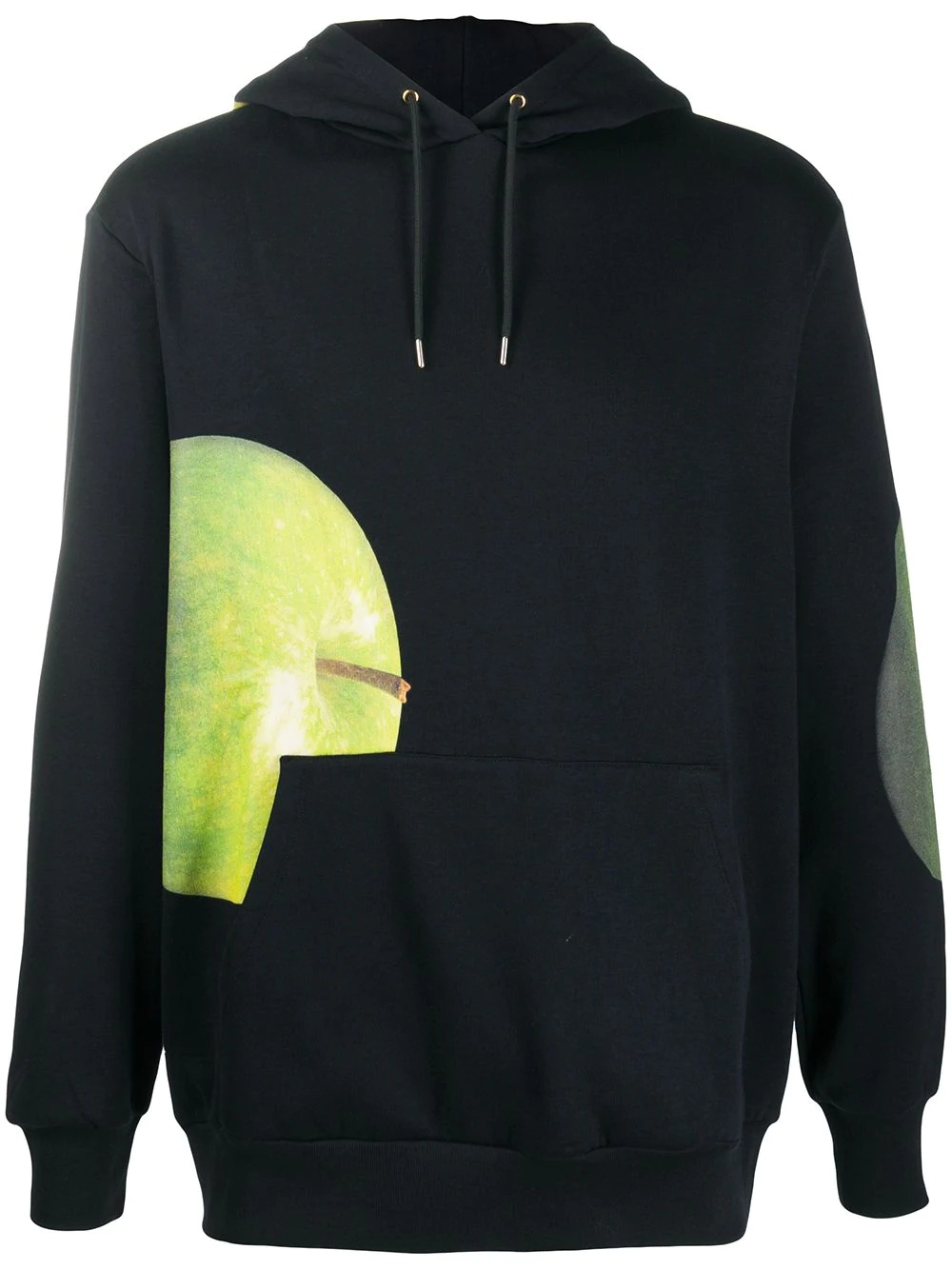 apple print hoodie - 1