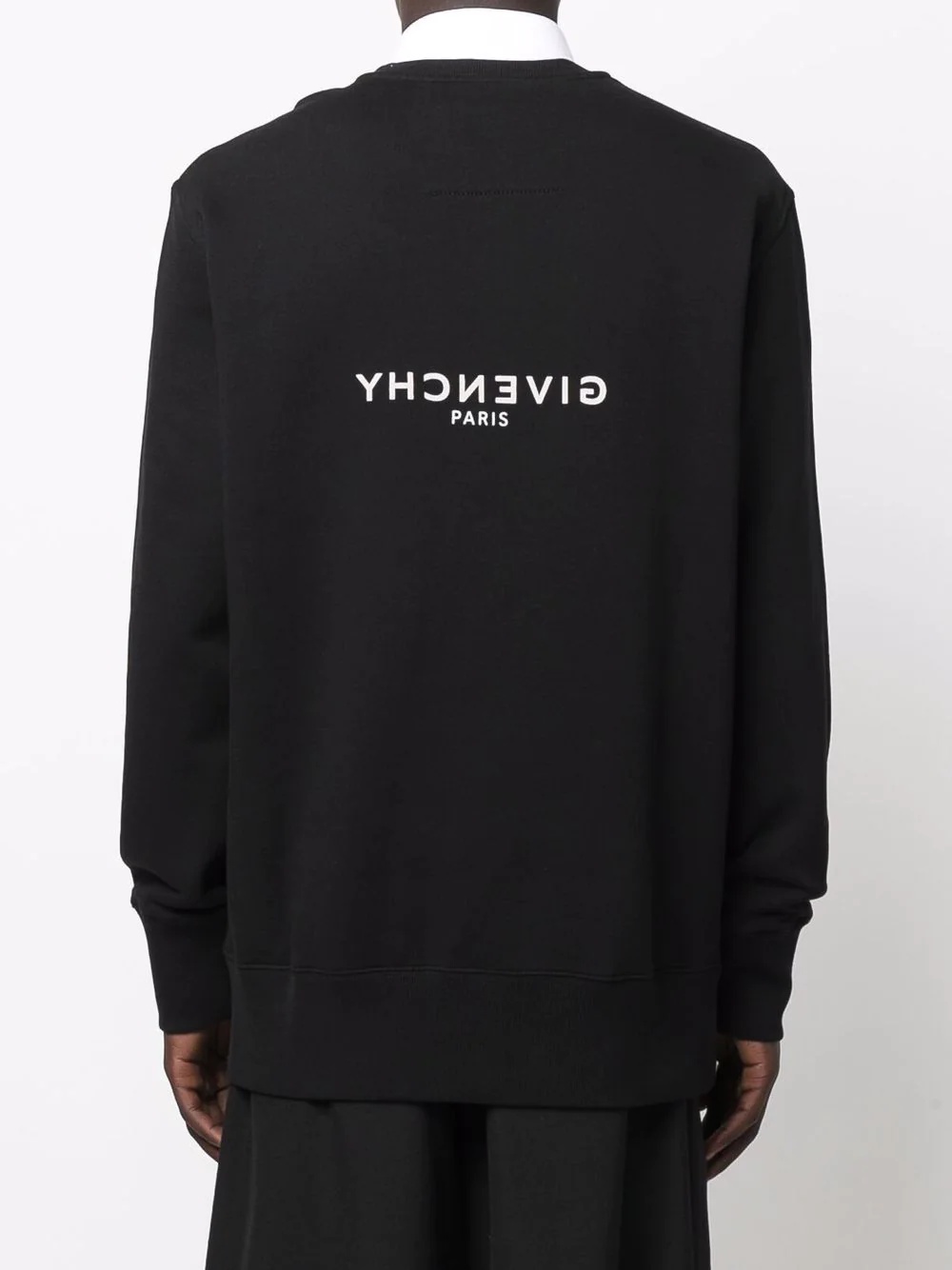 logo-print crew neck sweatshirt - 4