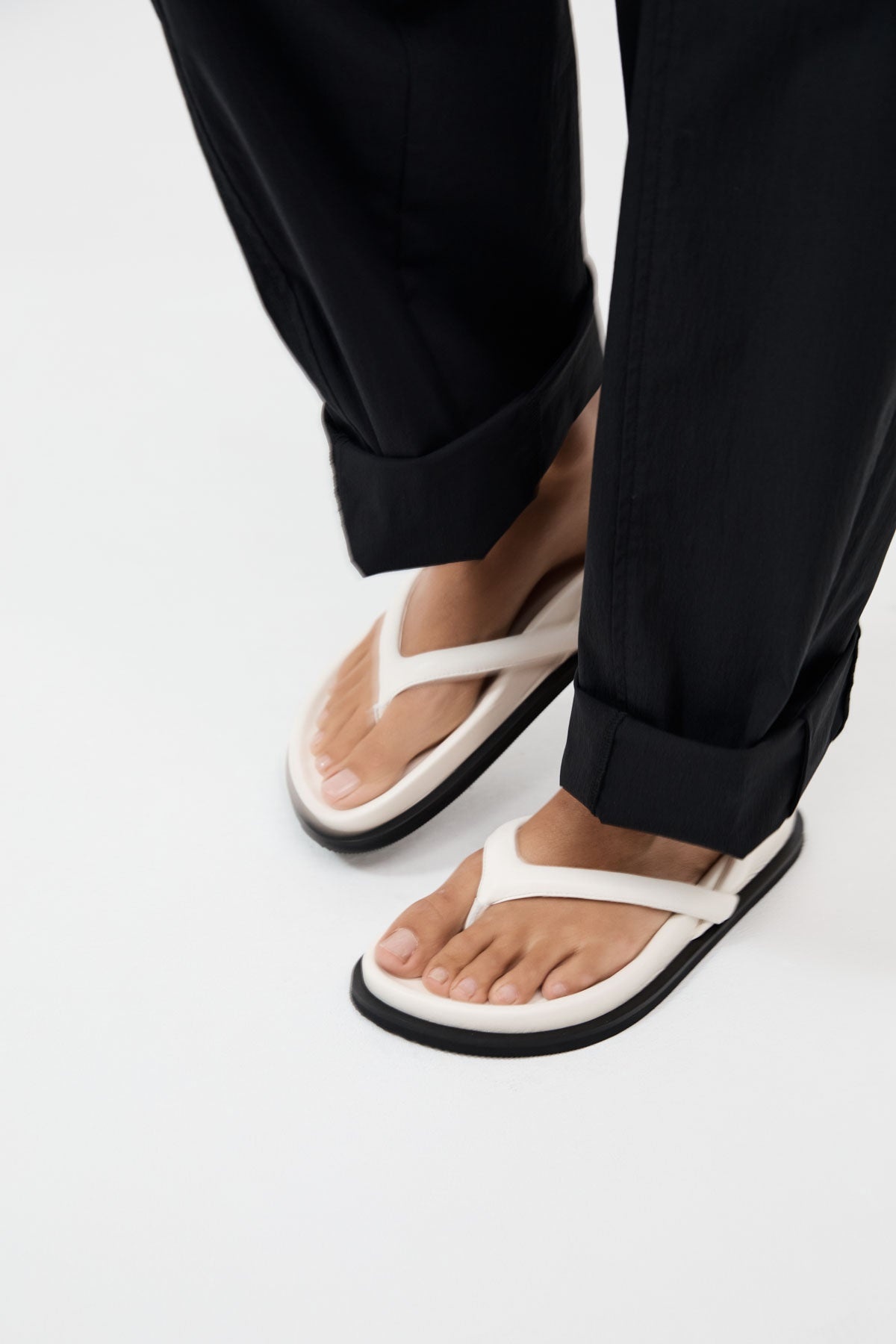 Sling Back Thong Sandal - Tofu - 3