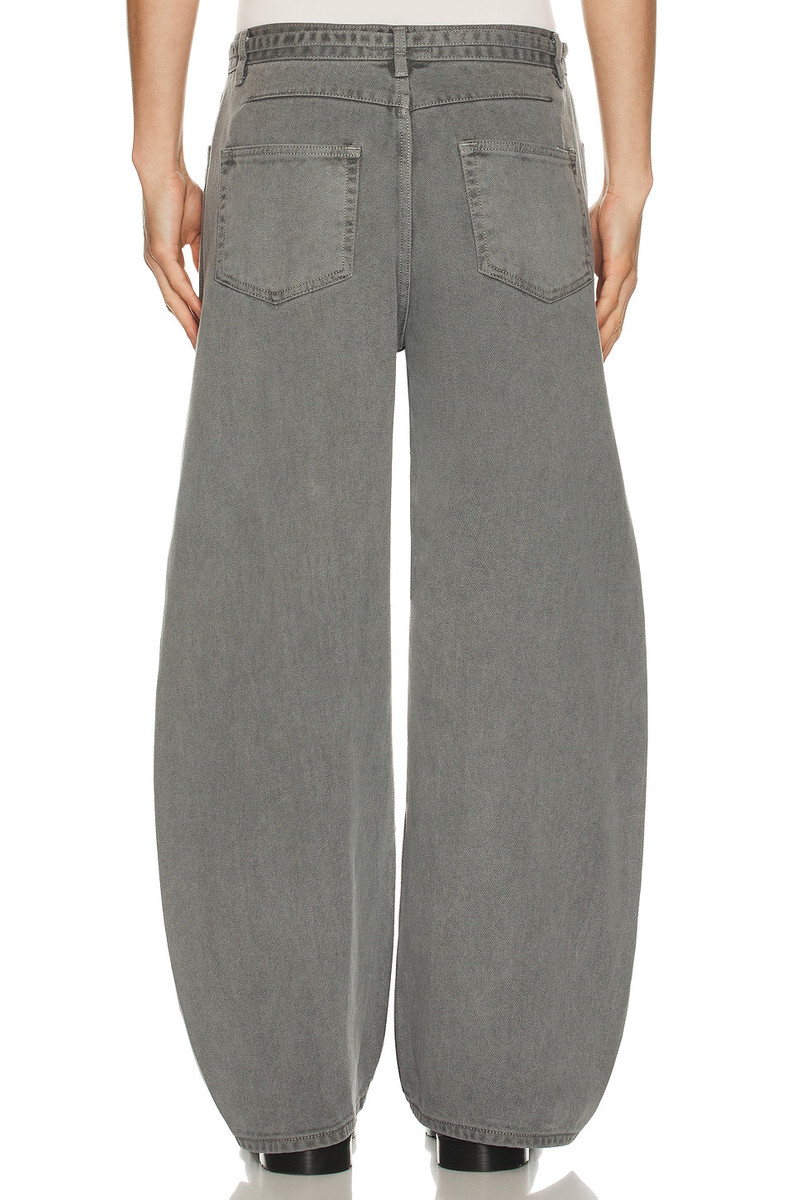 LE17SEPTEMBRE Garment Dyed Curved Jeans outlook