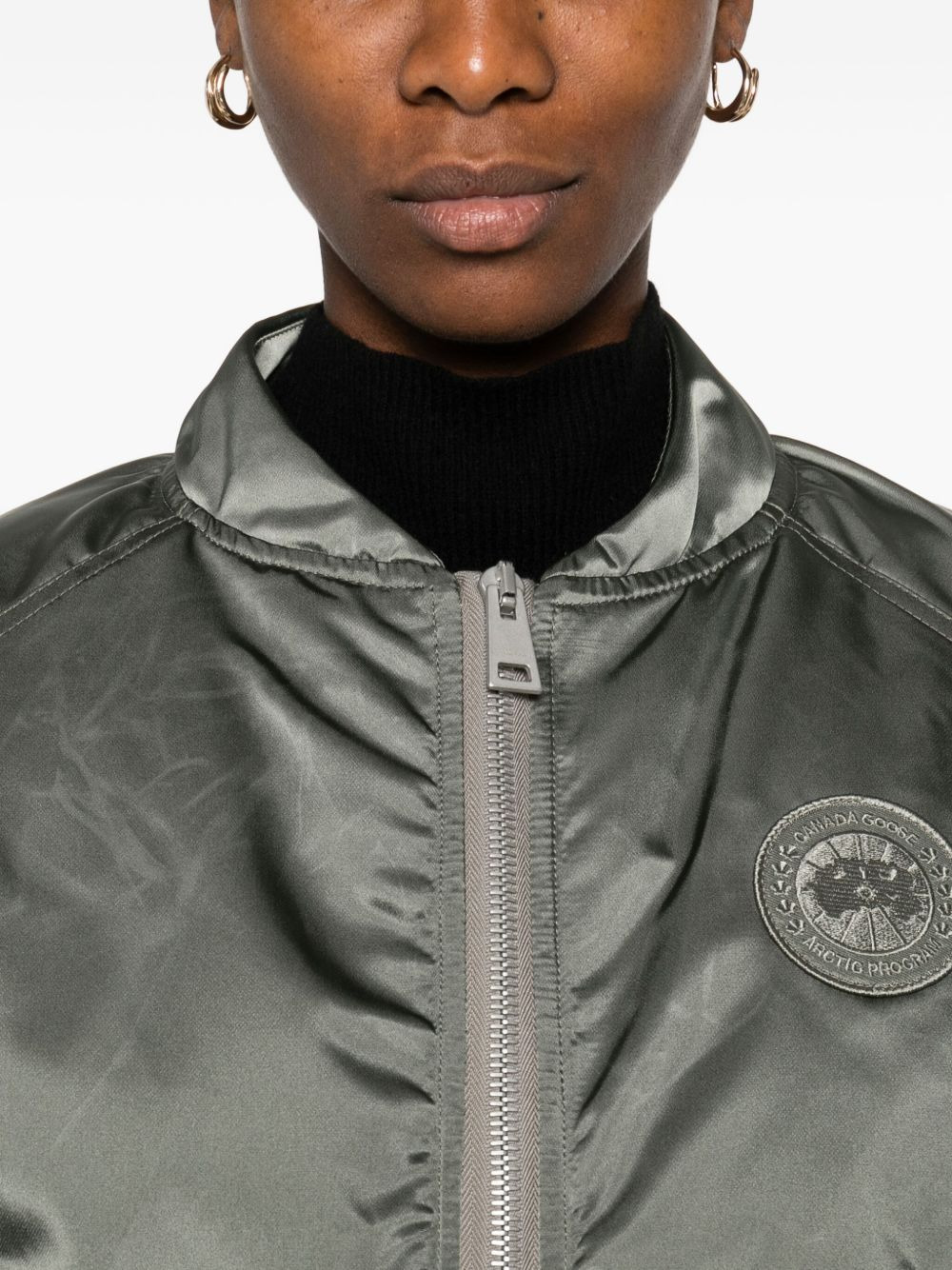 zip-up bomber jacket - 5