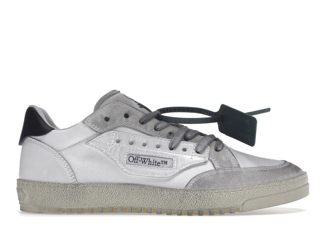 OFF-WHITE Vulcanized 5.0 Low Top Distressed White White - 1