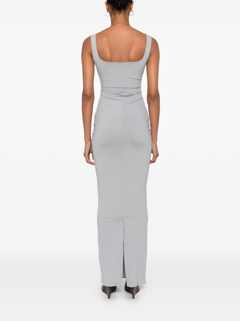 square-neck maxi dress - 4