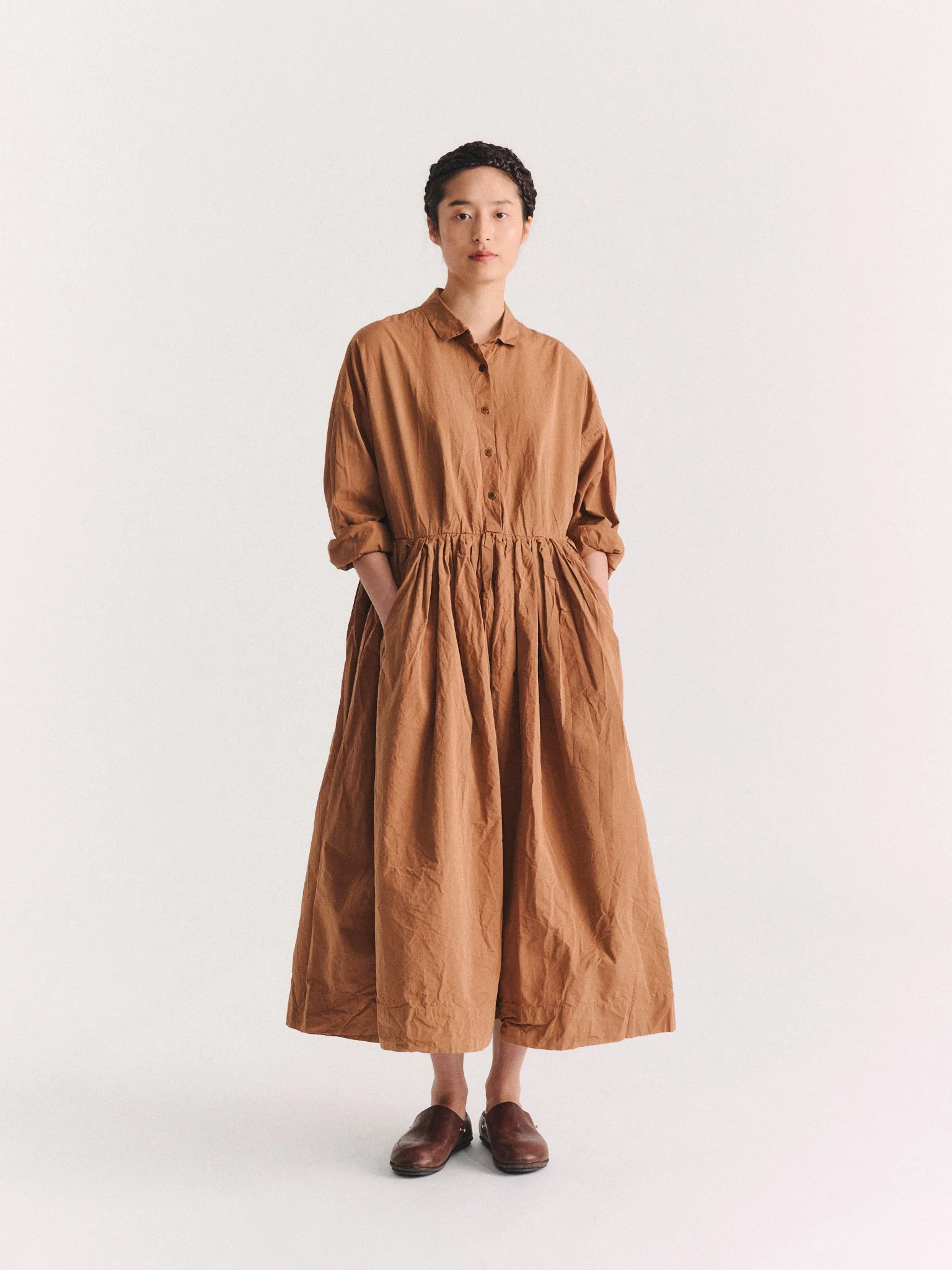 STEPHANIE DRESS - PAPER COT - ALMOND - 1