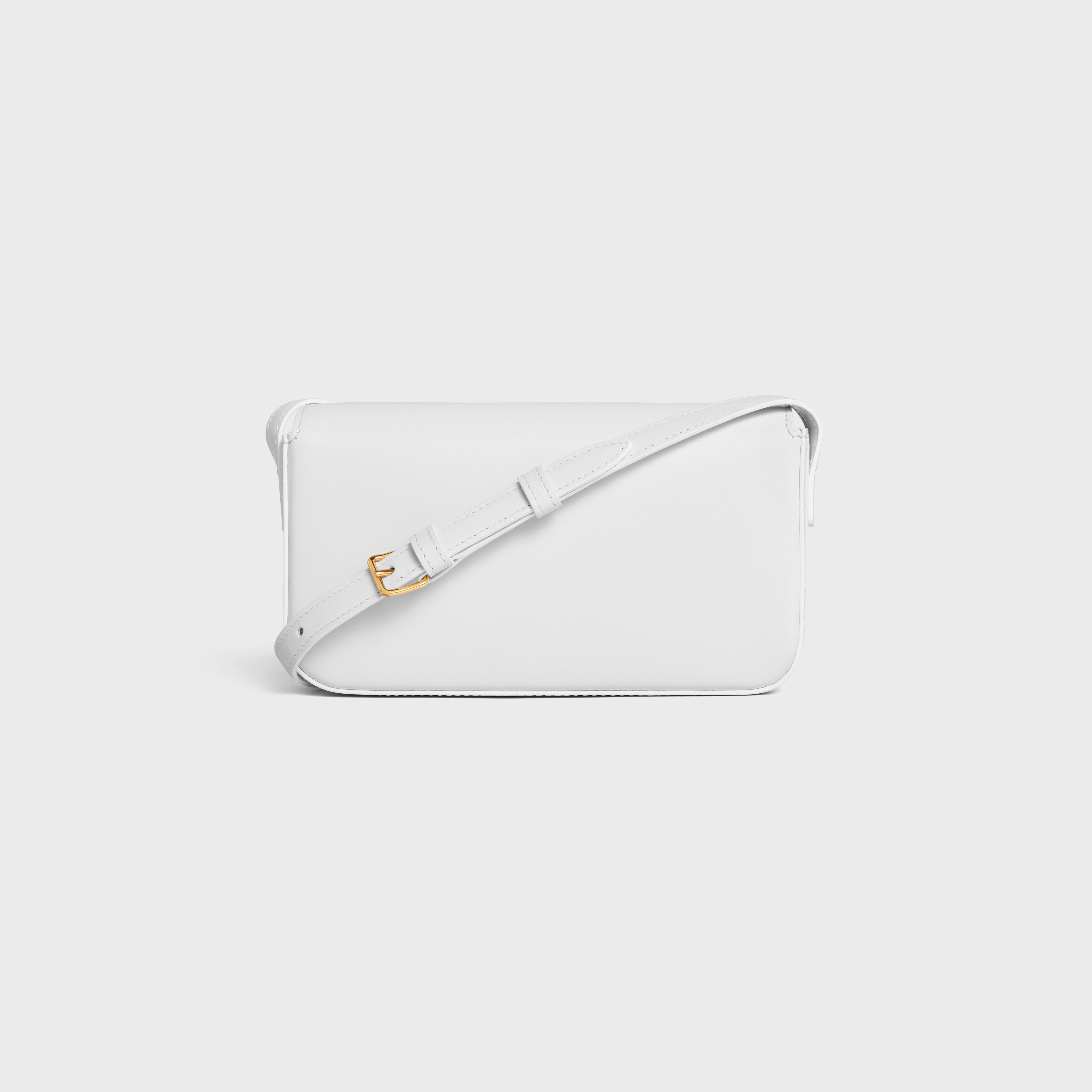 Shoulder Bag Triomphe in shiny calfskin - 3