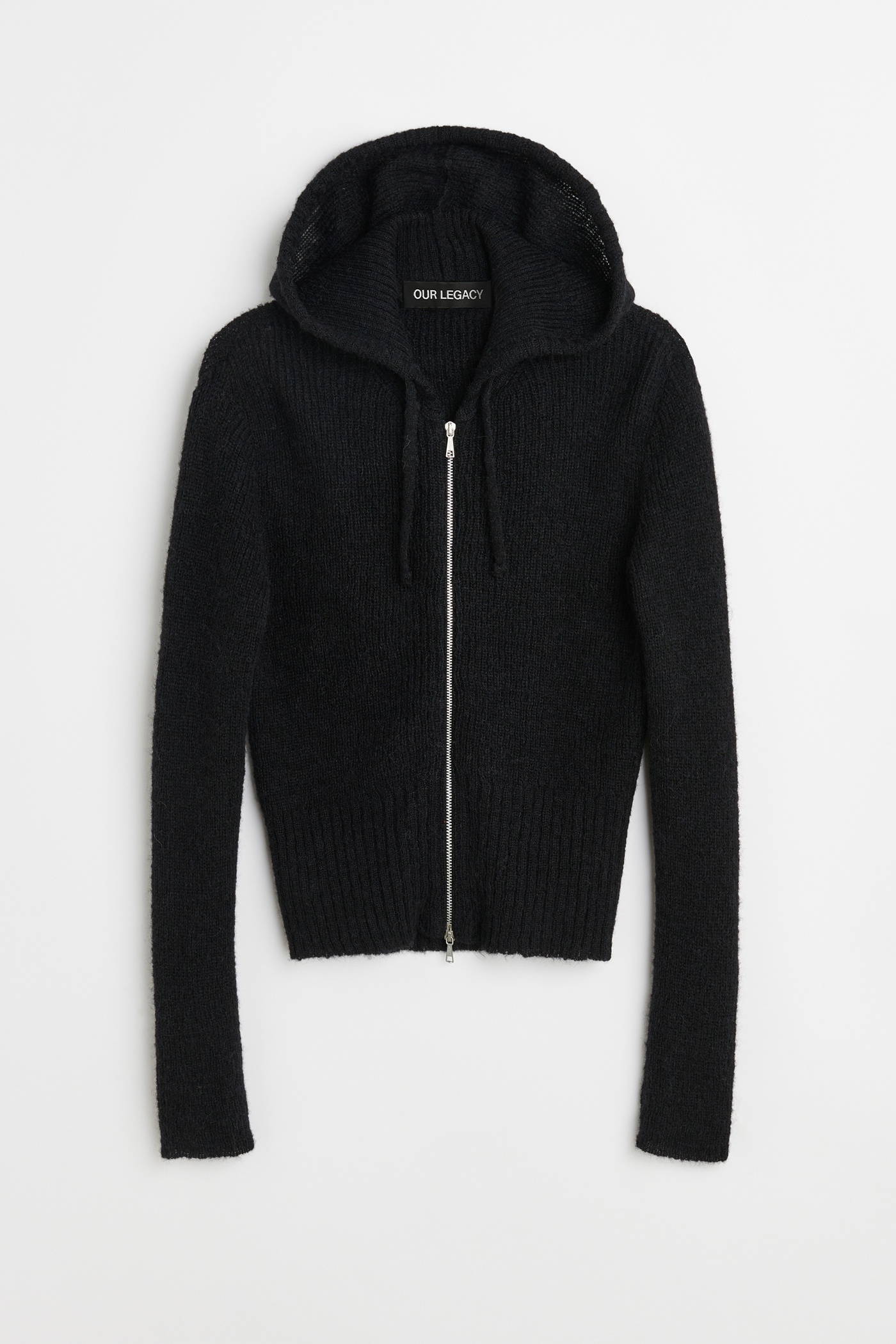 Compact Hood Black Fuzzy Alpaca - 7