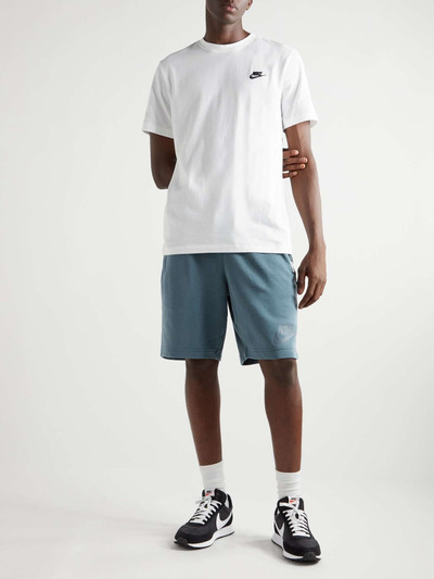 Nike Sportswear Essentials Logo-Print Cotton-Blend Jersey Shorts outlook