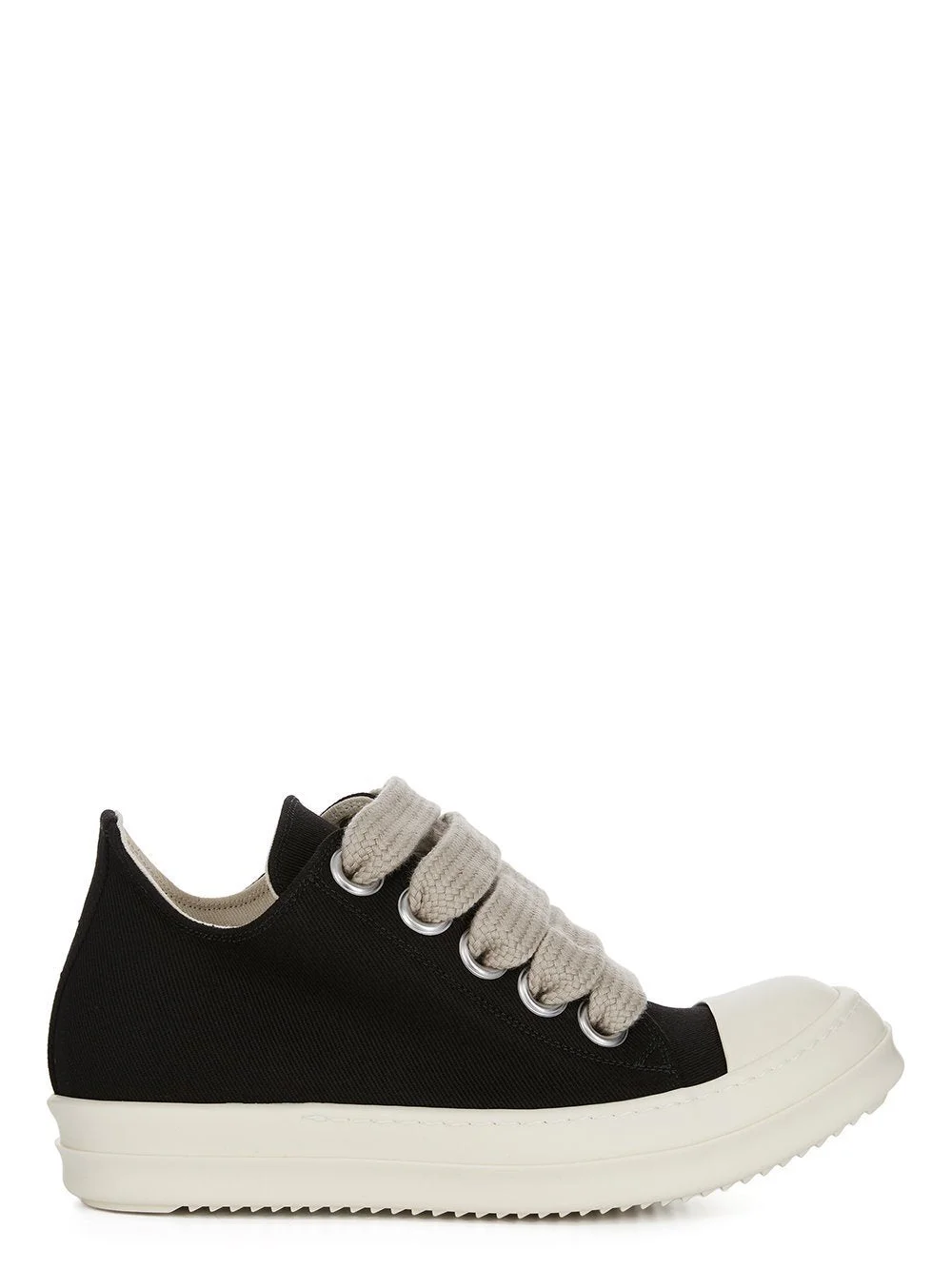 lace-up canvas sneakers - 1