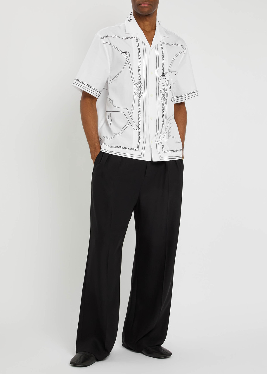 Jacquemus La Chemise Jean Printed Cotton Shirt - 4