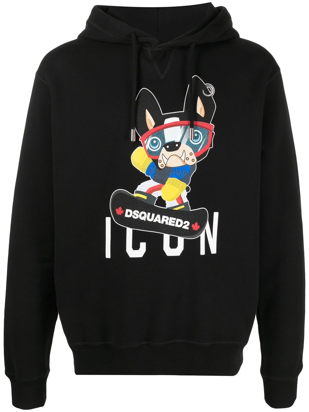 graphic logo hoodie - 1