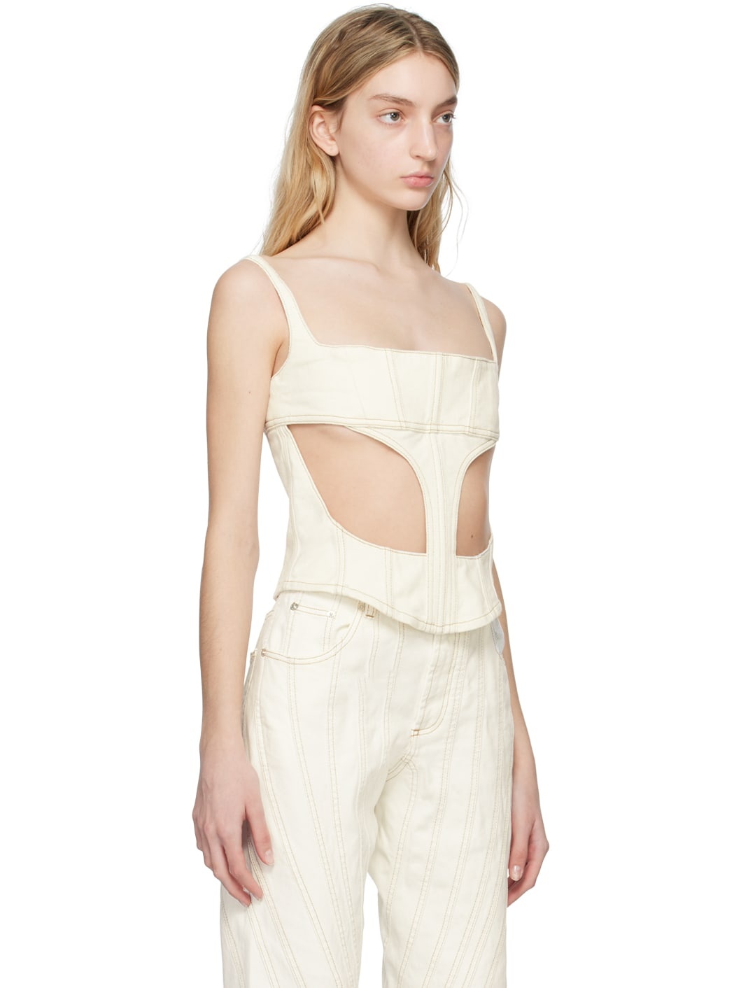 SSENSE Exclusive Off-White Tank Top - 2