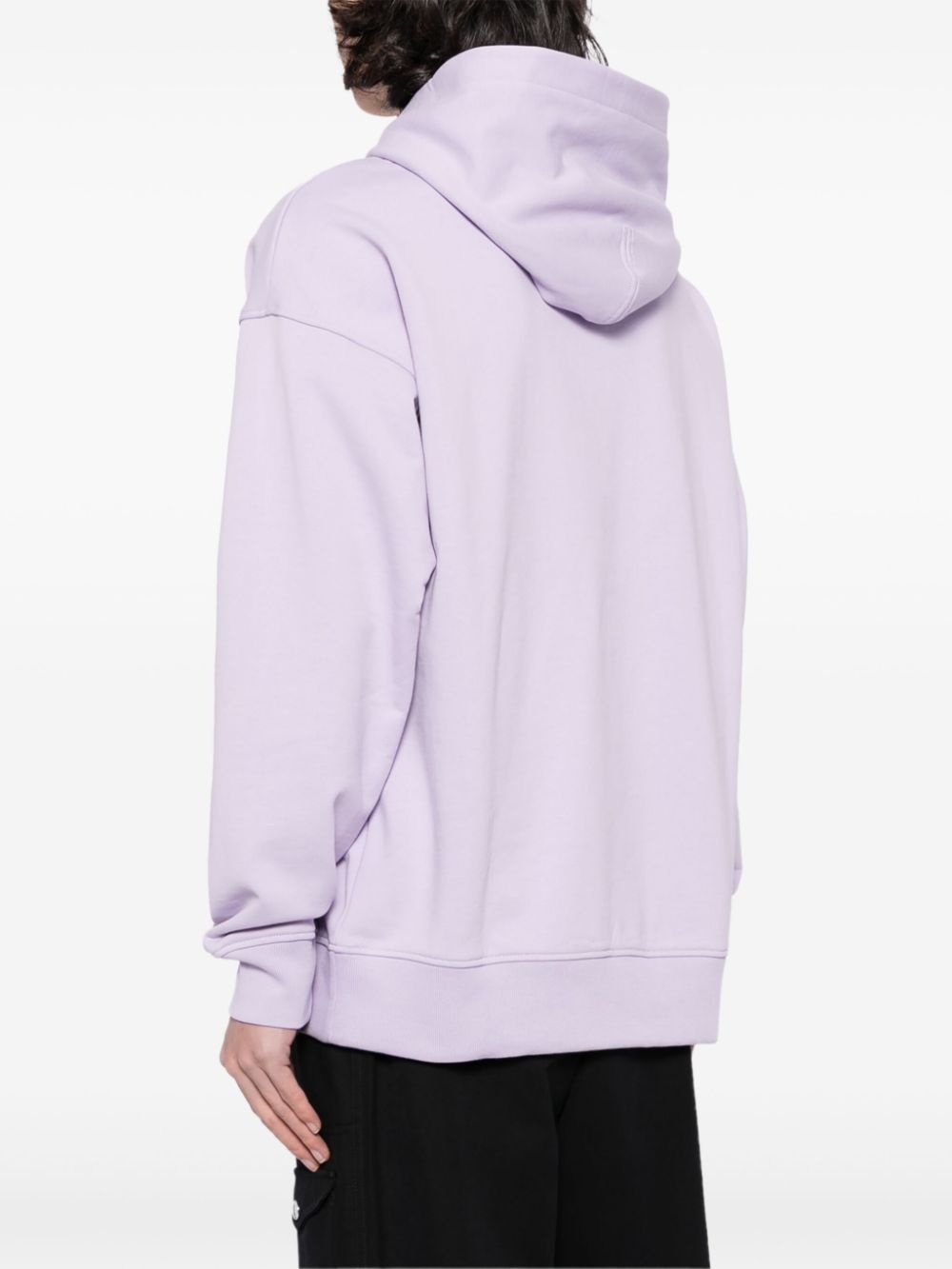 Serge logo-embroidered hoodie - 4