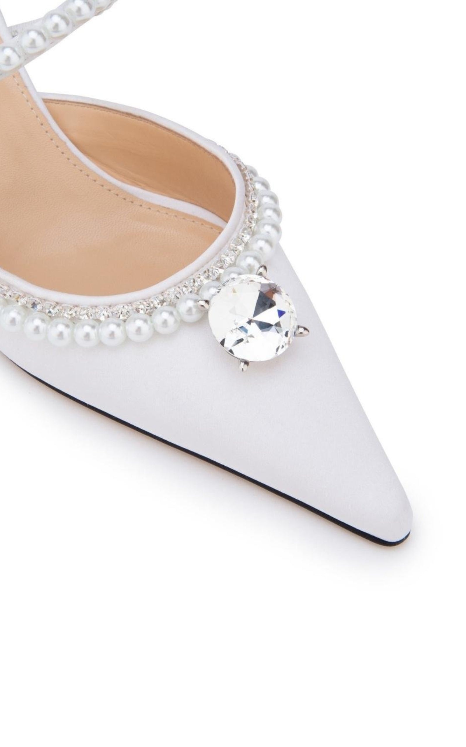 White Diamond & Pearl 65 Heels - 3