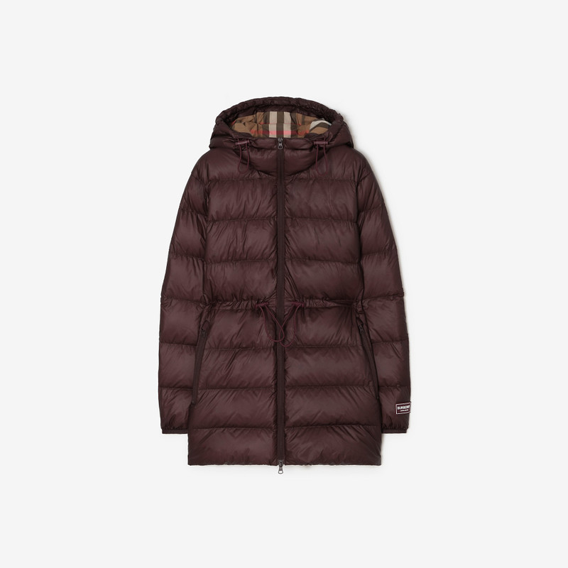 Nylon Hooded Puffer Coat 1