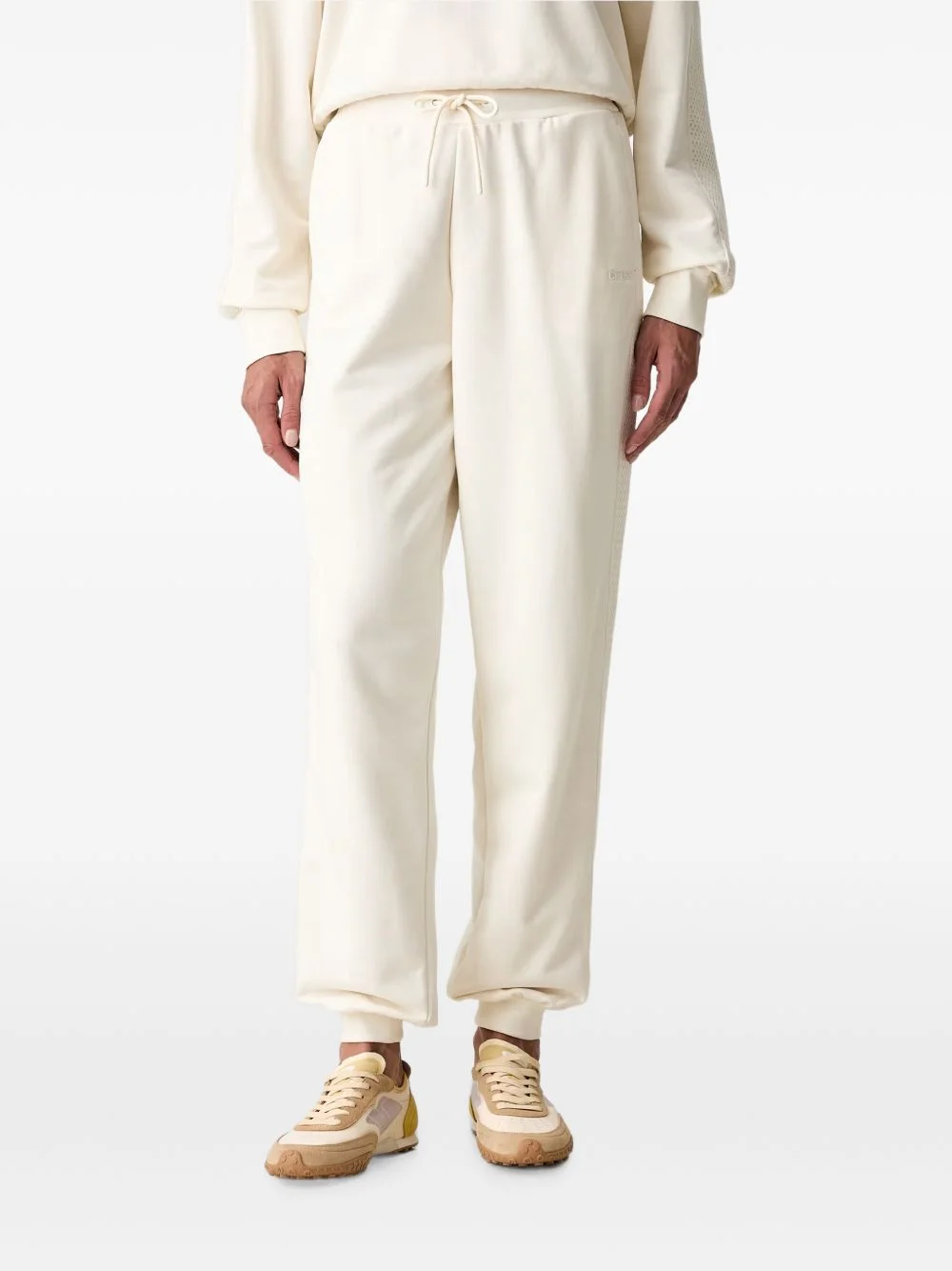 logo-embroidered track pants - 1