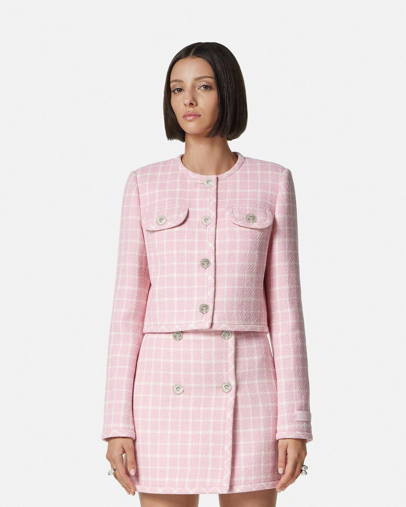 Contrasto Tweed Cardigan Jacket 4