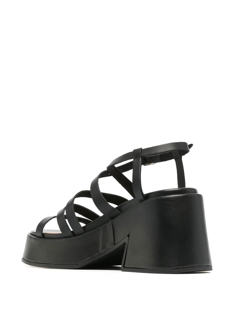 multi-strap platform sandals - 3